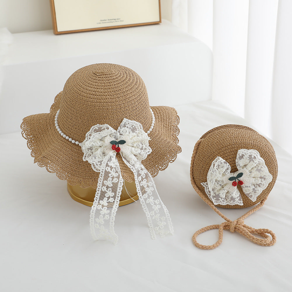 Children's Summer Straw Sun Hat