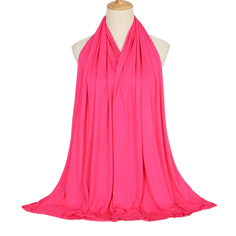 Solid Color Long Scarf