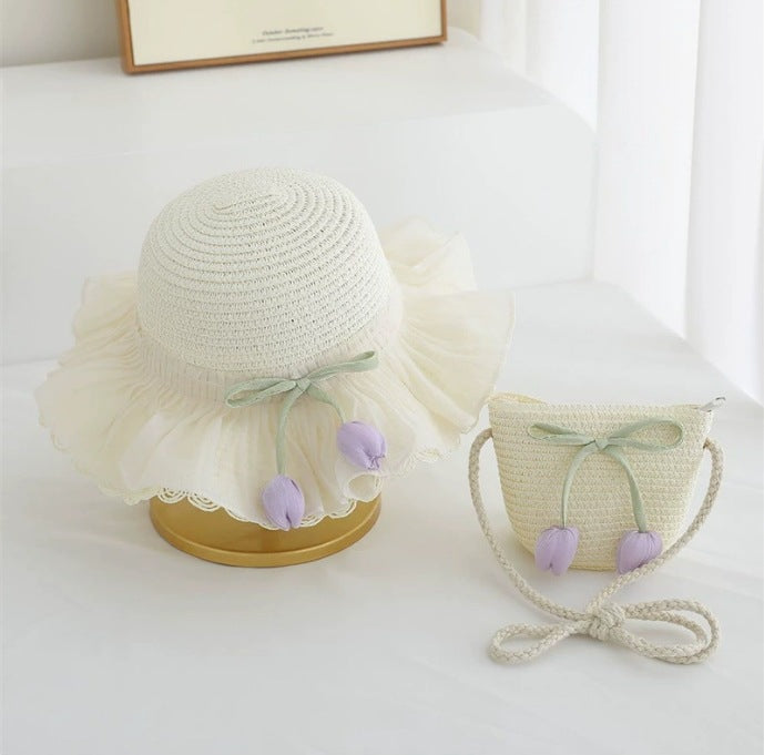 Children's Summer Straw Sun Hat