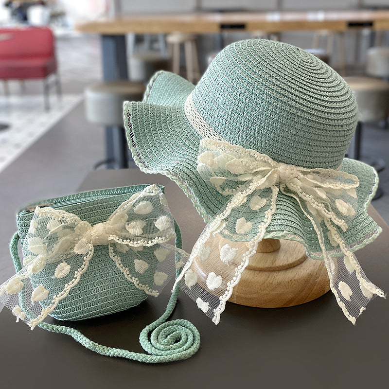 Children's Summer Straw Sun Hat
