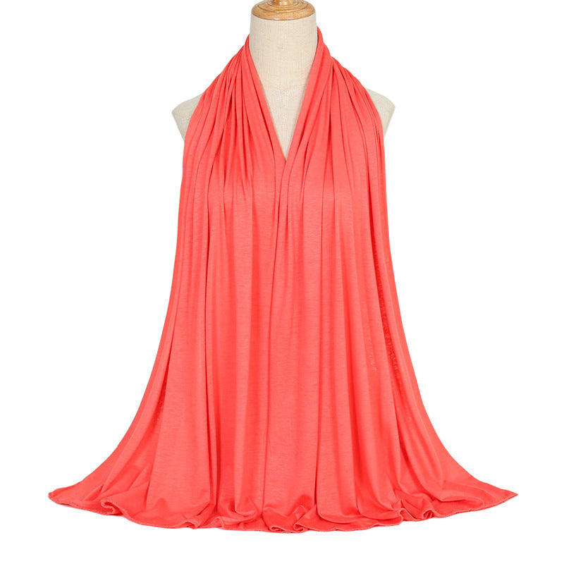 Solid Color Long Scarf