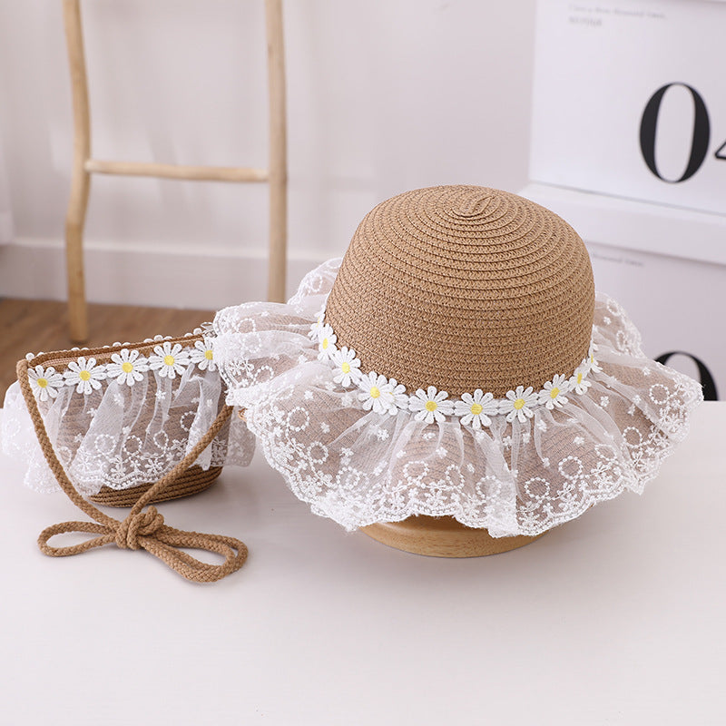 Children's Summer Straw Sun Hat