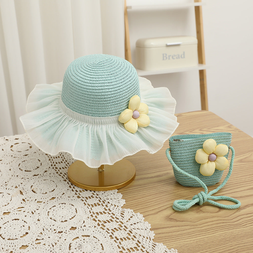 Children's Summer Straw Sun Hat