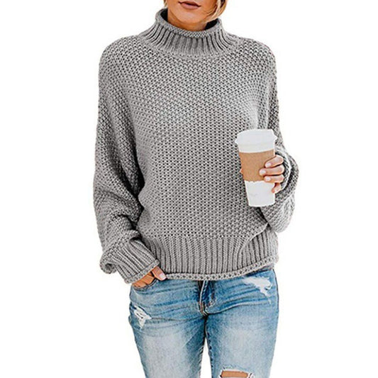 Women's Turtleneck Knit Sweater