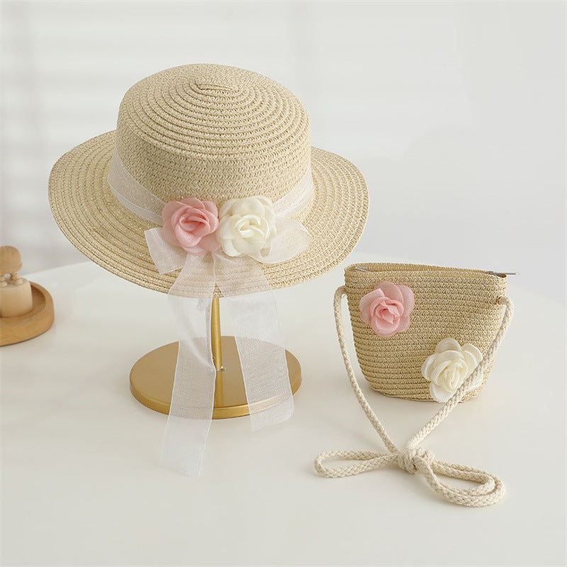 Children's Summer Straw Sun Hat