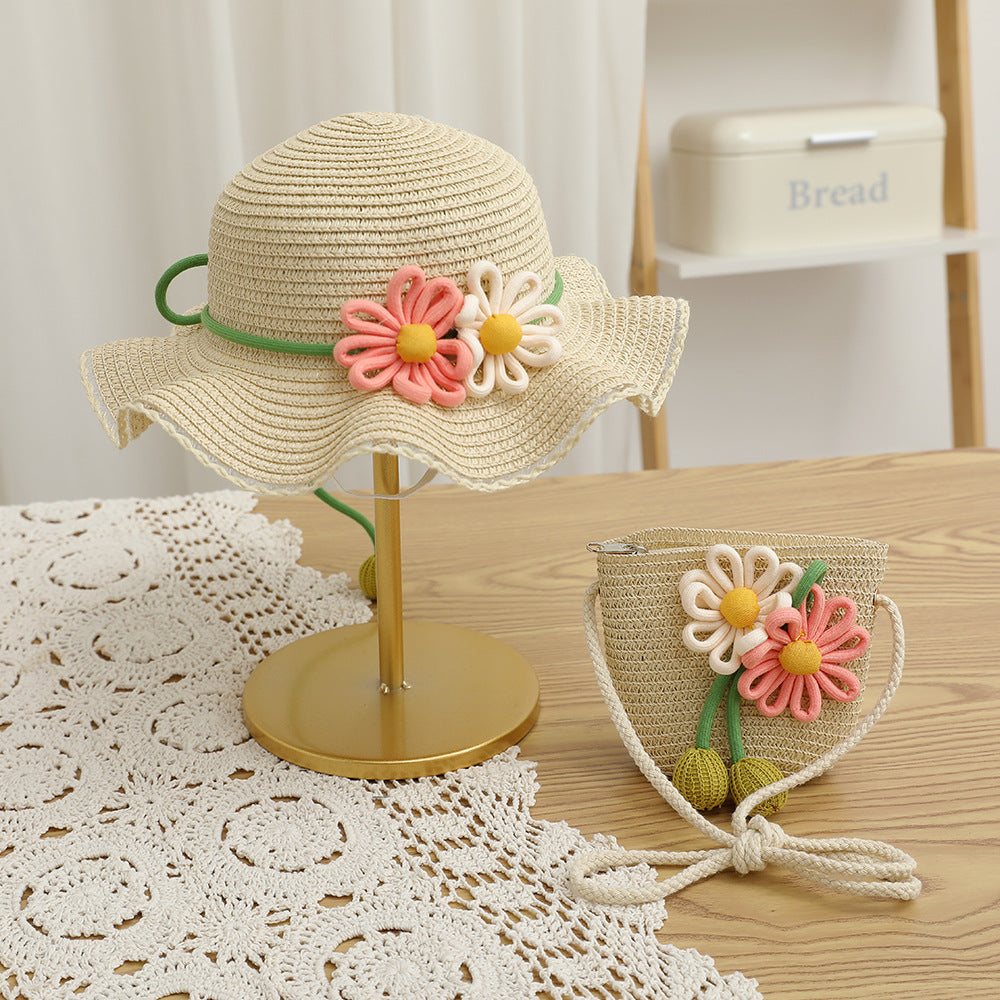 Children's Summer Straw Sun Hat