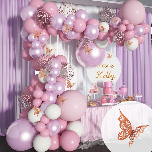 Metallic Balloon Decoration Set
