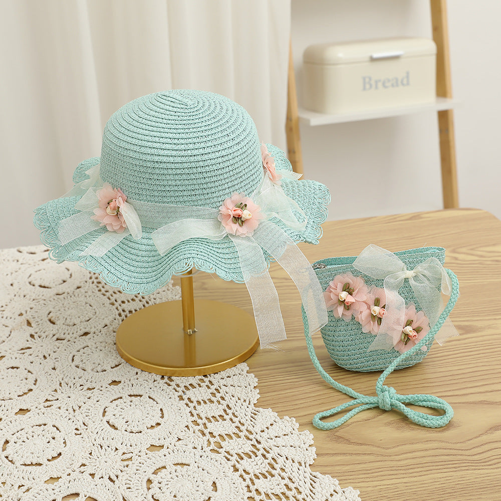 Children's Summer Straw Sun Hat