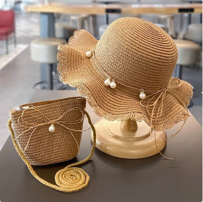 Children's Summer Straw Sun Hat