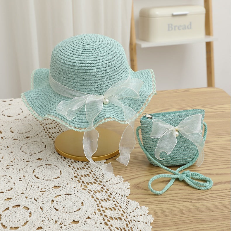 Children's Summer Straw Sun Hat