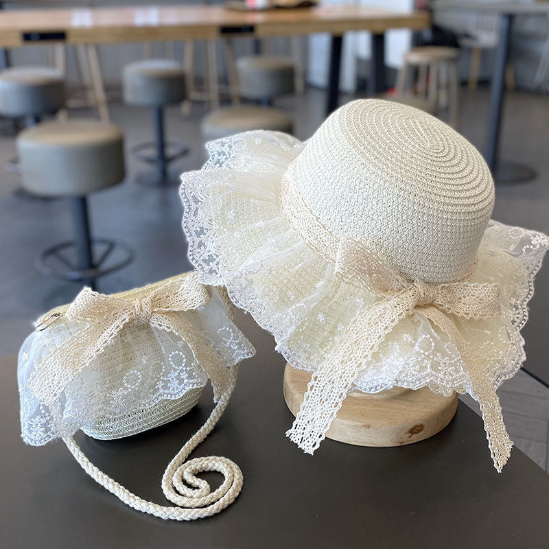 Children's Summer Straw Sun Hat