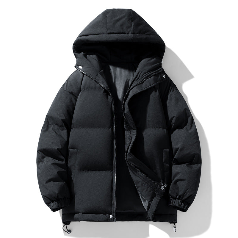 NASA Stand Collar Couple Cotton Down Jacket ā Winter Warm Casual Puffer for Men & Women