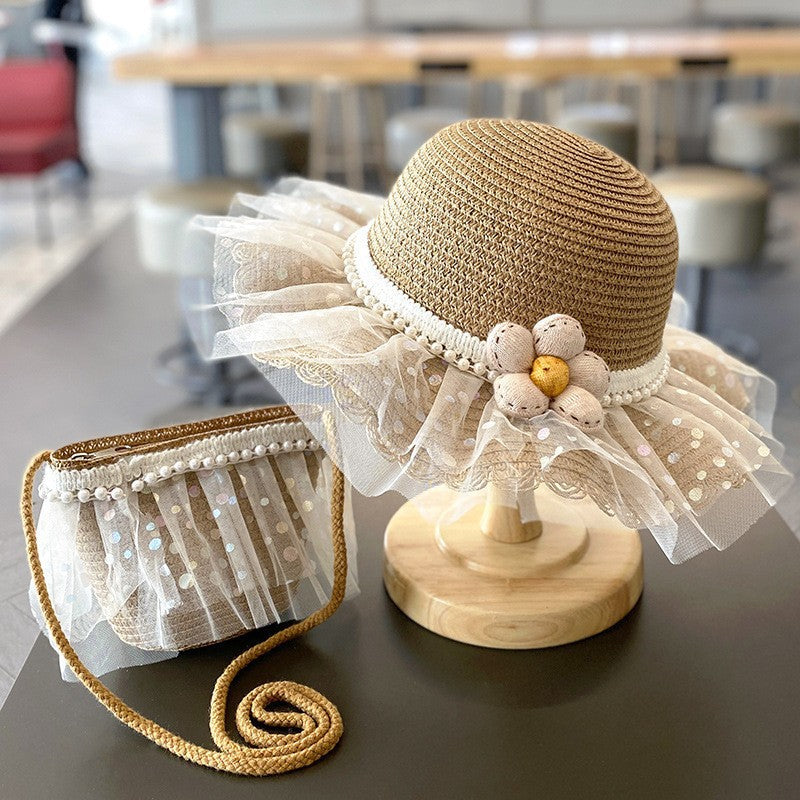 Children's Summer Straw Sun Hat