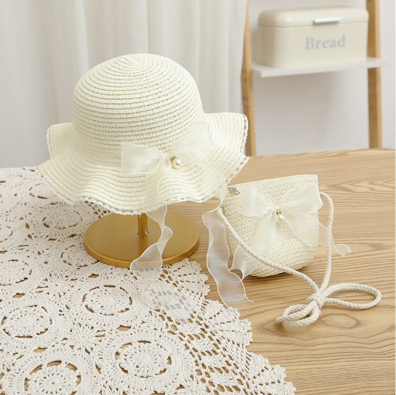 Children's Summer Straw Sun Hat