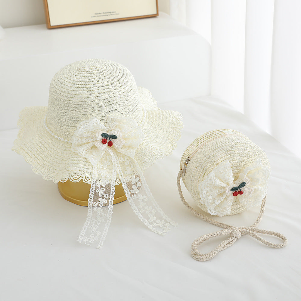 Children's Summer Straw Sun Hat