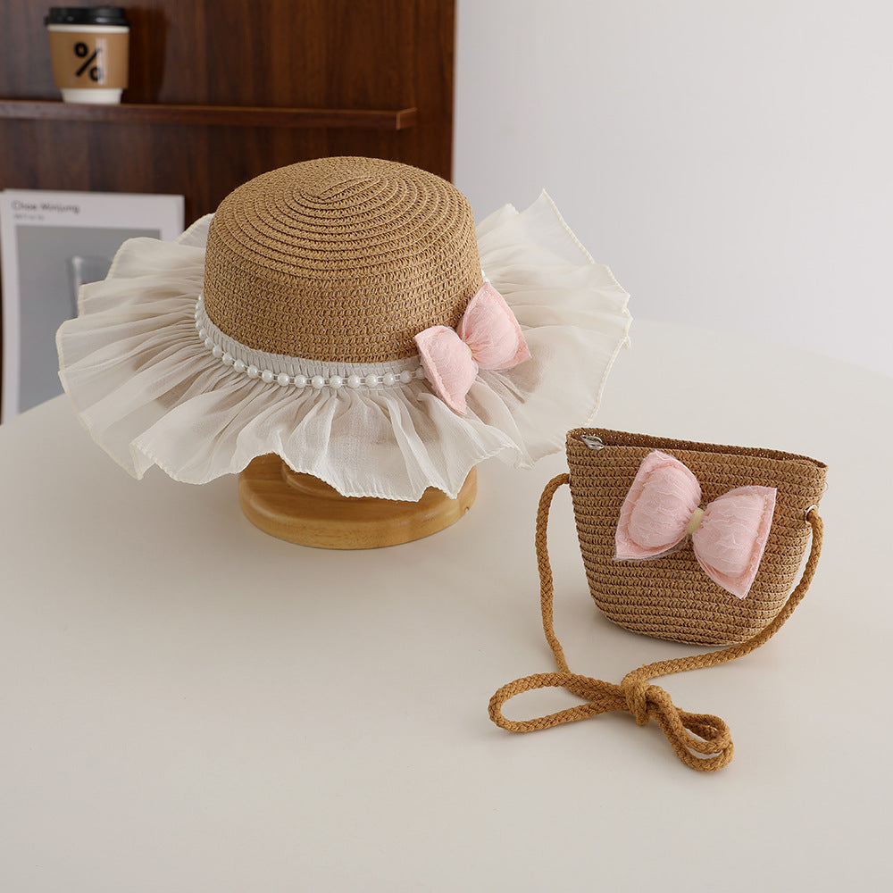 Children's Summer Straw Sun Hat