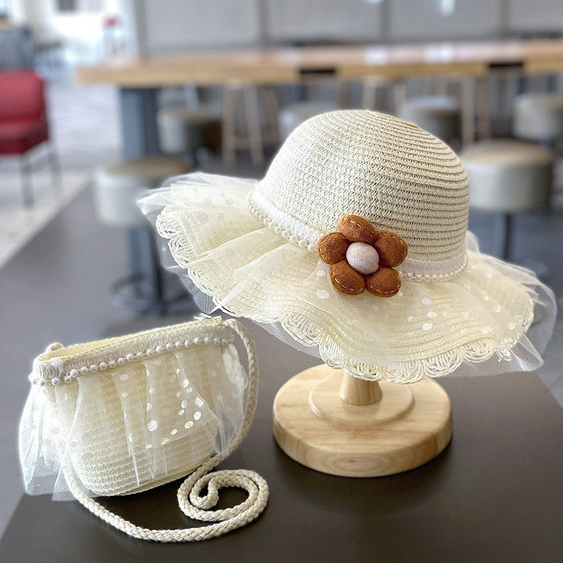 Children's Summer Straw Sun Hat