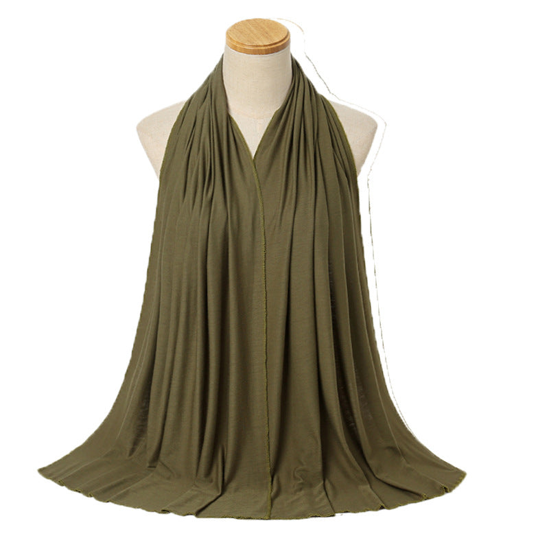 Solid Color Long Scarf