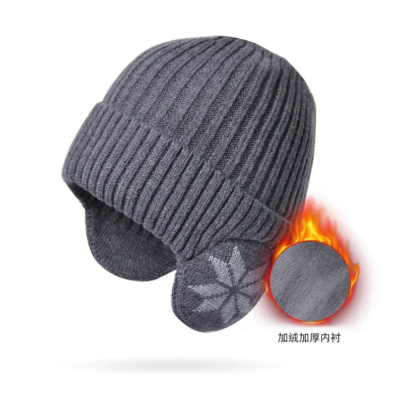 Men's ultra-thick winter wool hat