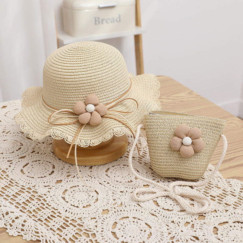 Children's Summer Straw Sun Hat