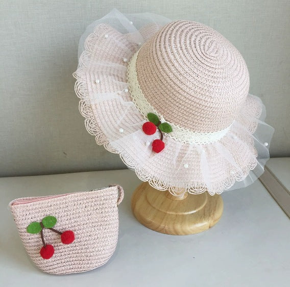 Children's Summer Straw Sun Hat