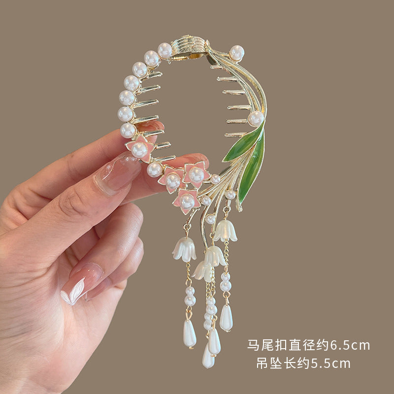 Girls' Tassel Ponytail Hair Clip