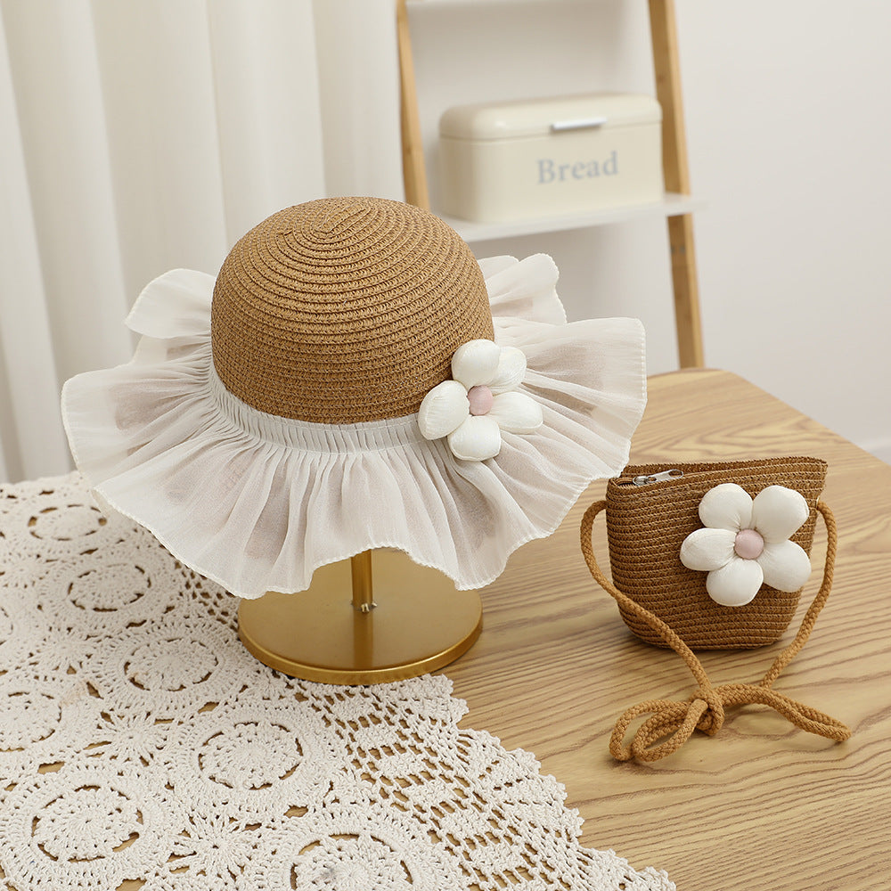 Children's Summer Straw Sun Hat