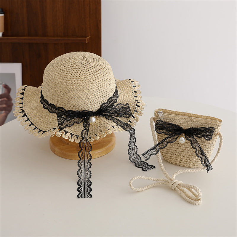 Children's Summer Straw Sun Hat