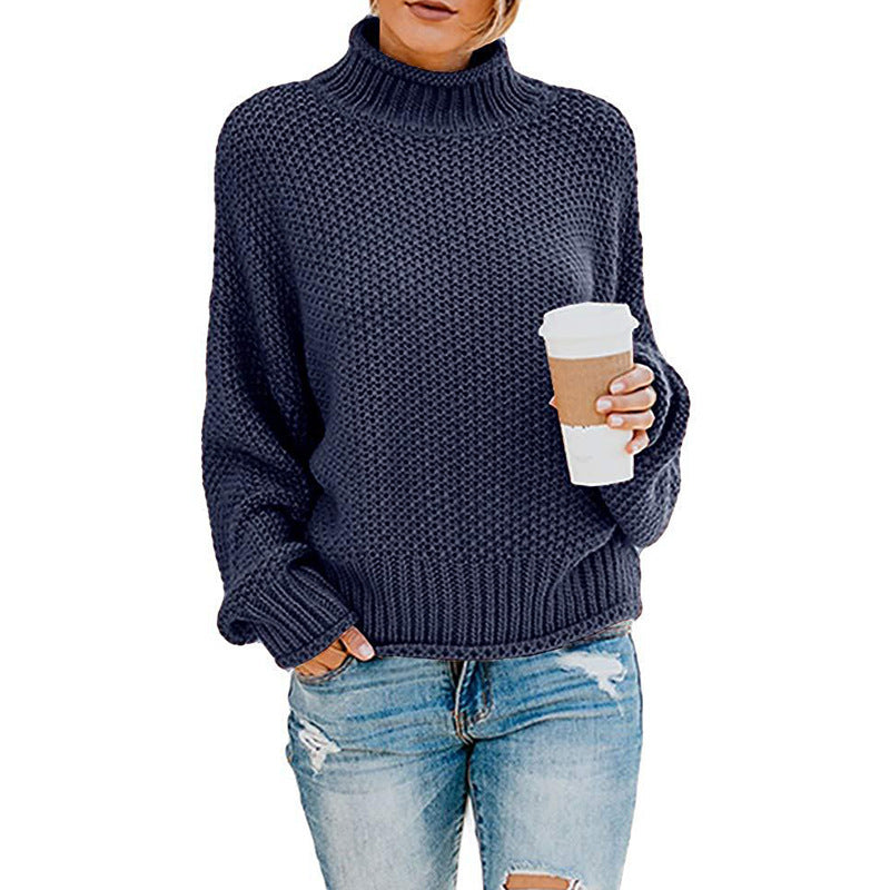 Women's Turtleneck Knit Sweater