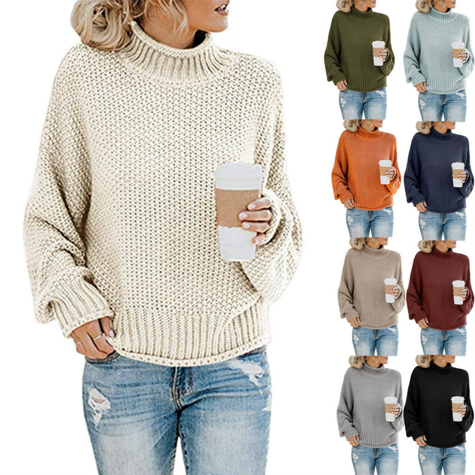 Women's Turtleneck Knit Sweater