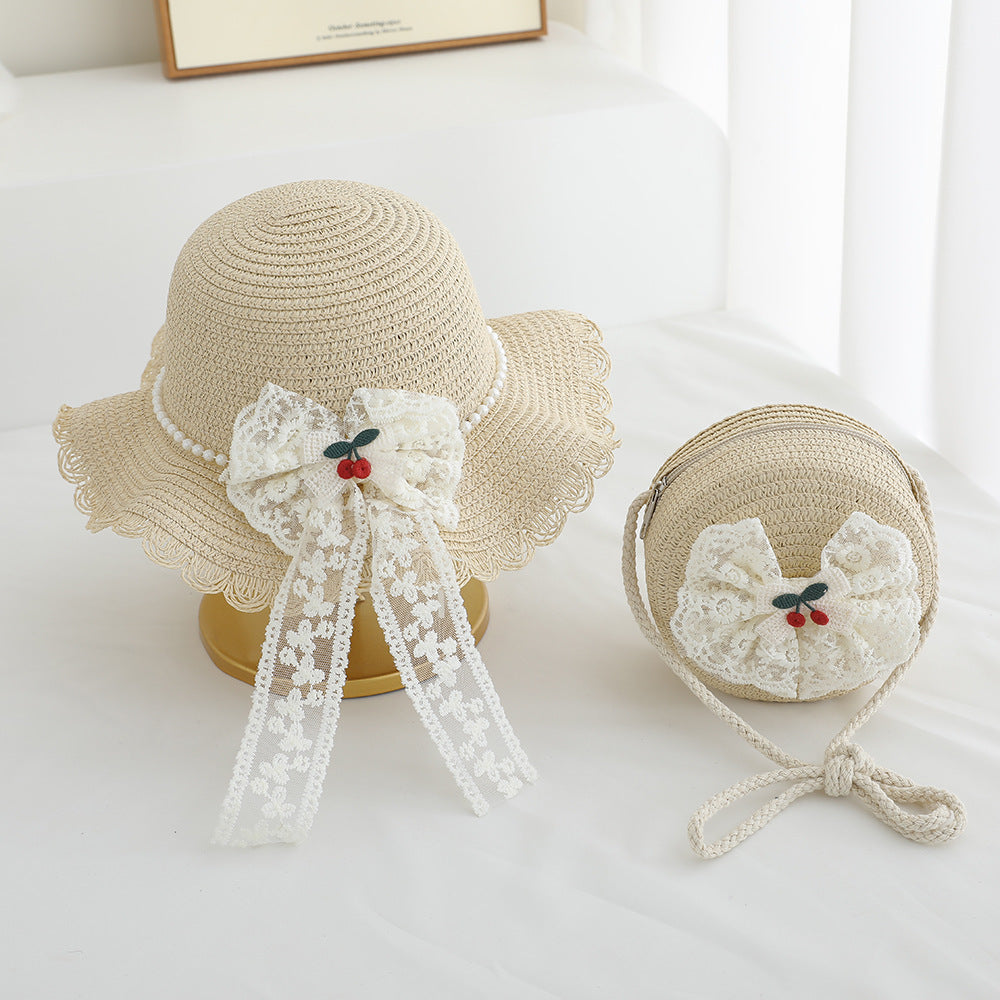 Children's Summer Straw Sun Hat