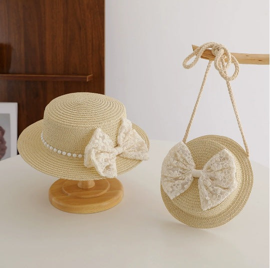 Children's Summer Straw Sun Hat