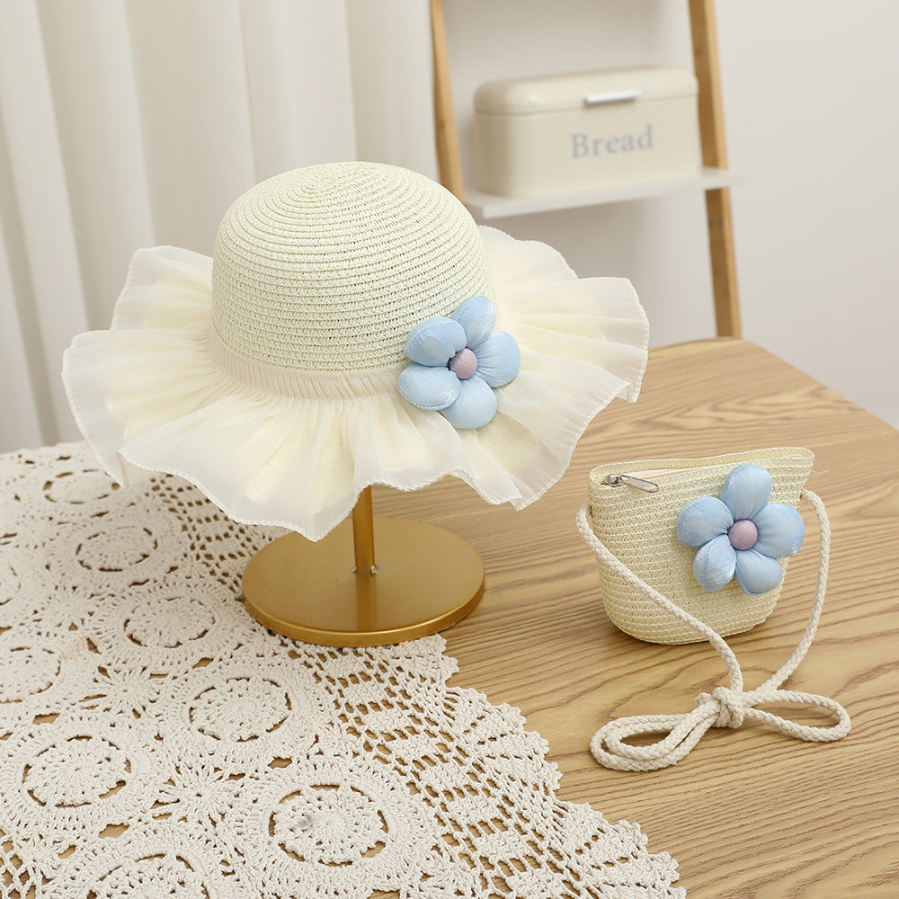 Children's Summer Straw Sun Hat