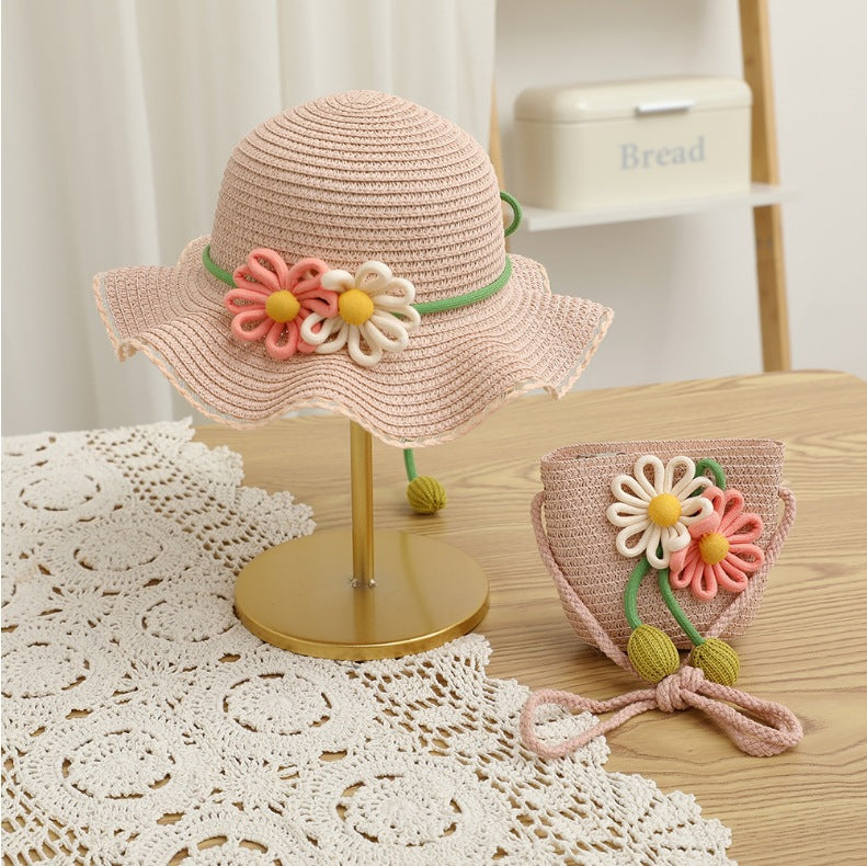 Children's Summer Straw Sun Hat