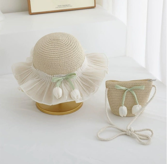 Children's Summer Straw Sun Hat