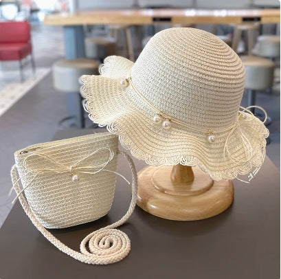 Children's Summer Straw Sun Hat