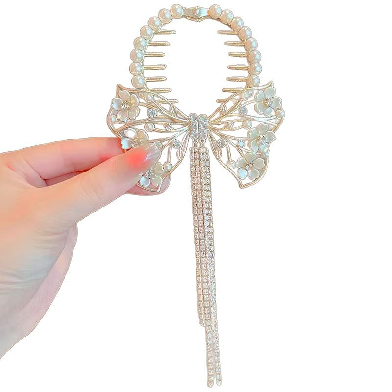 Girls' Tassel Ponytail Hair Clip