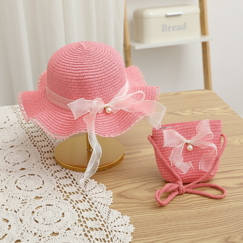 Children's Summer Straw Sun Hat