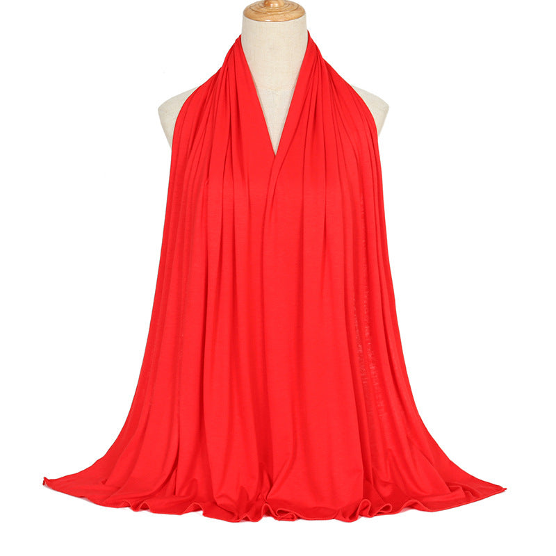 Solid Color Long Scarf