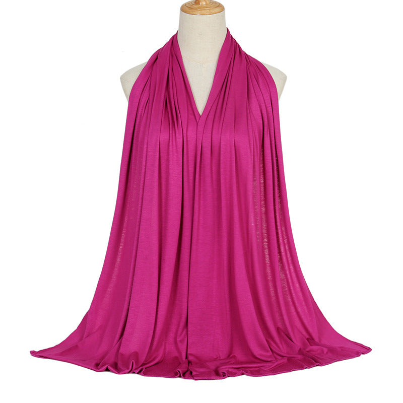 Solid Color Long Scarf