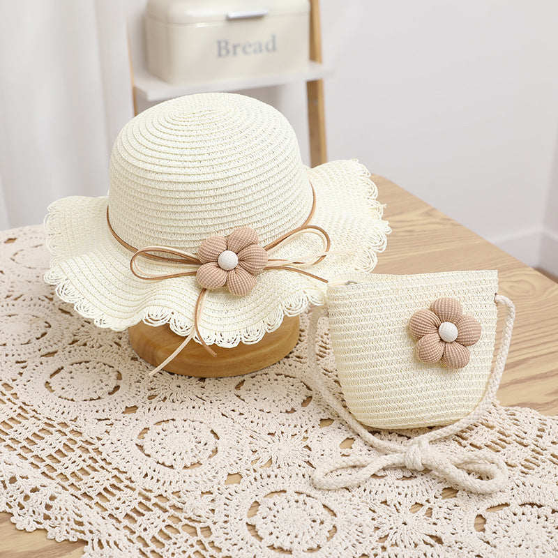 Children's Summer Straw Sun Hat