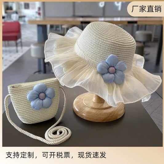 Children's Summer Straw Sun Hat