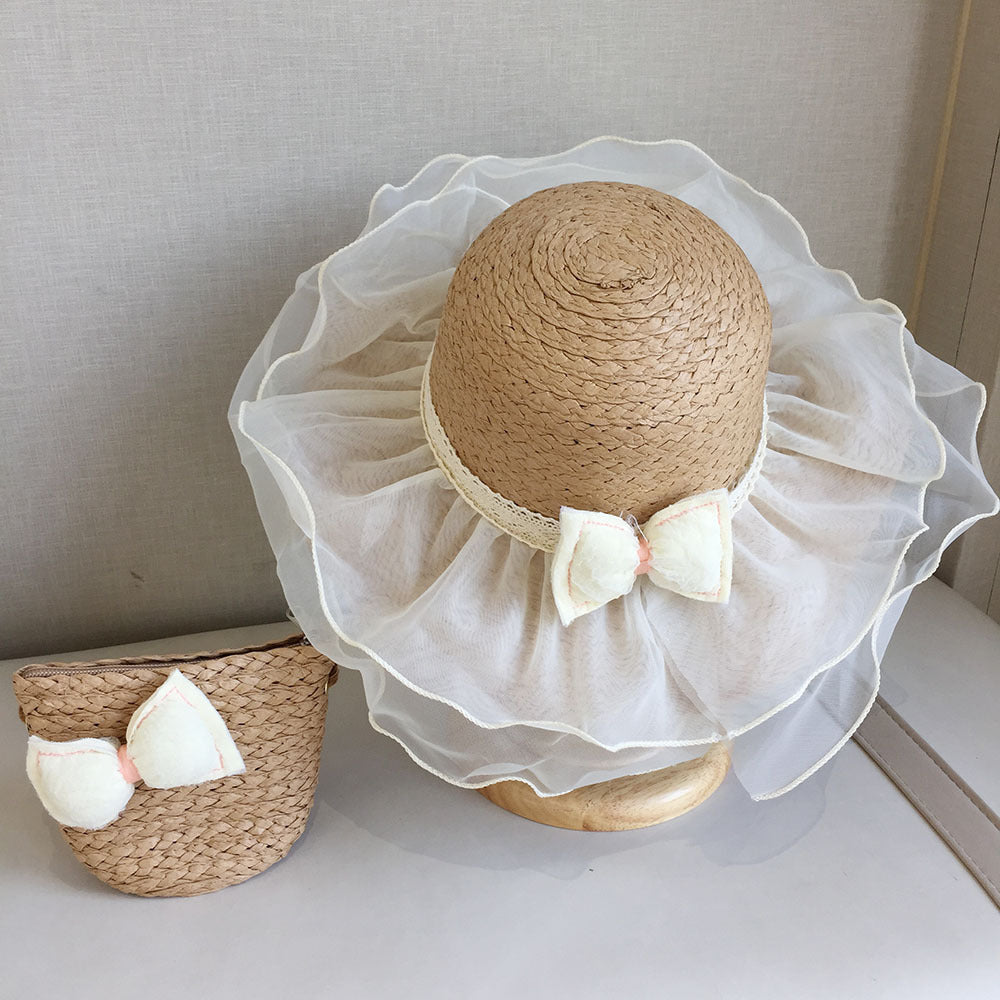 Children's Summer Straw Sun Hat