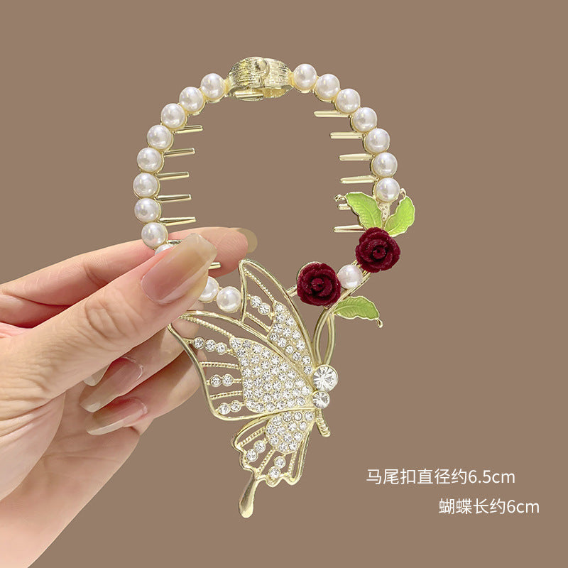 Girls' Tassel Ponytail Hair Clip