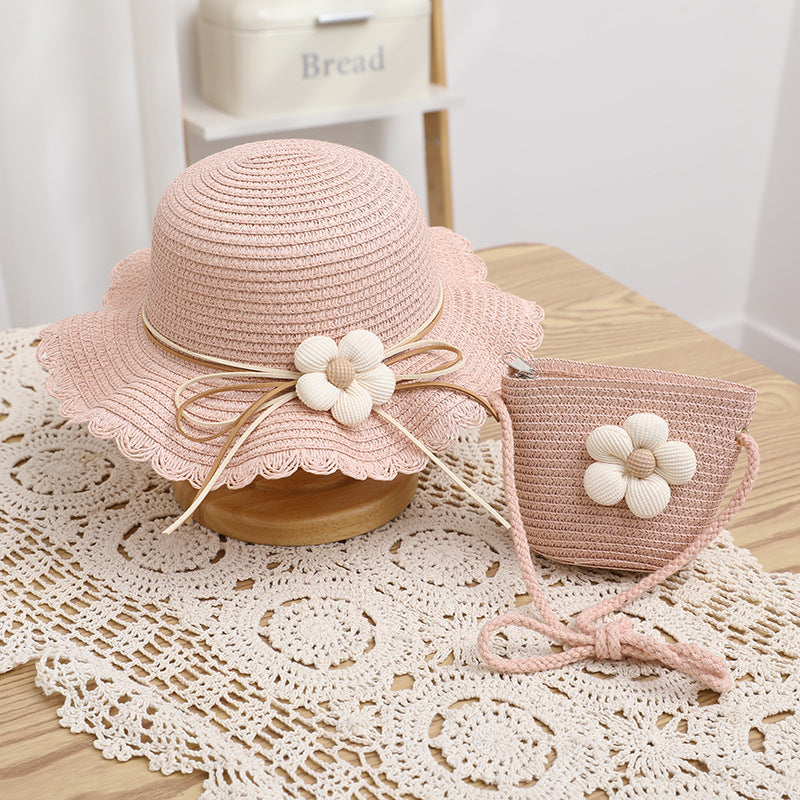 Children's Summer Straw Sun Hat