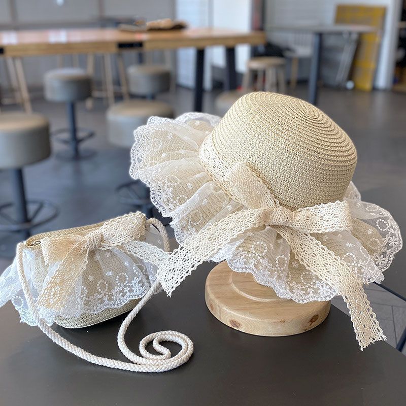 Children's Summer Straw Sun Hat