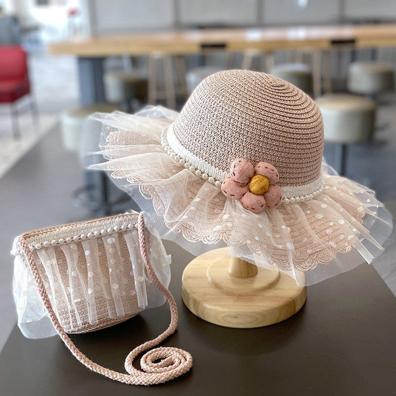 Children's Summer Straw Sun Hat