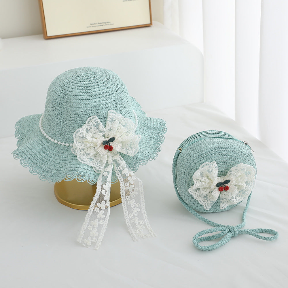 Children's Summer Straw Sun Hat