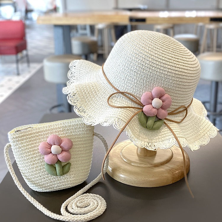Children's Summer Straw Sun Hat