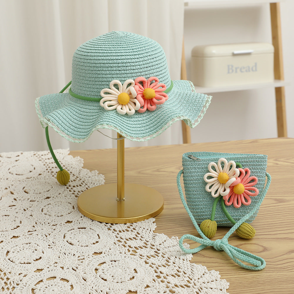 Children's Summer Straw Sun Hat